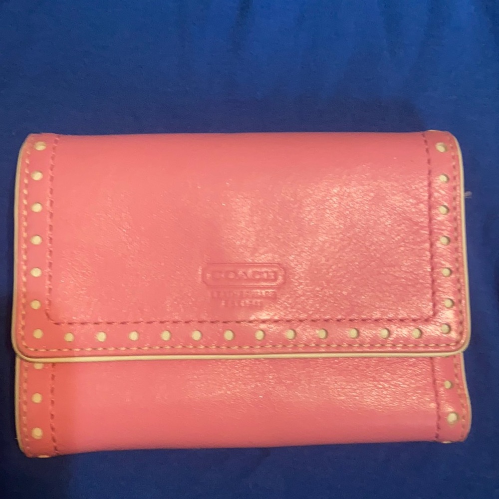Y25 Coach Wallet~bubblegum pink
